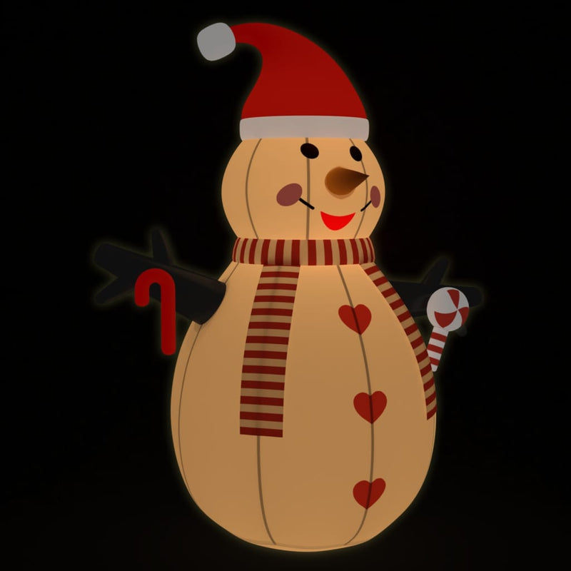 Load image into Gallery viewer, Vidaxl sneeuwpop opblaasbaar met led-verlichting 360 cm

