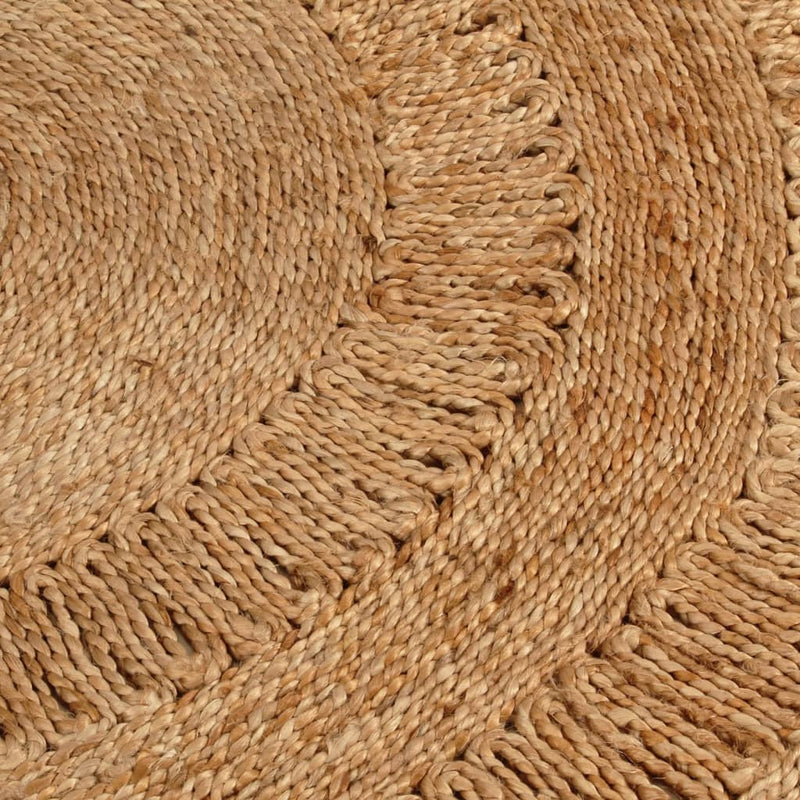Load image into Gallery viewer, VidaXL Tapijt rond 180 cm gevlochten jute

