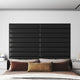 Vidaxl wandpanelen 12 st 1,62 m² 90x15 cm kunstleer zwart