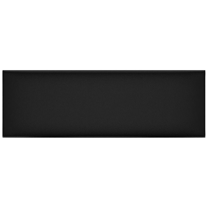 Load image into Gallery viewer, VidaXL Wandpanelen 12 st 3,24 m² 90x30 cm kunstleer zwart
