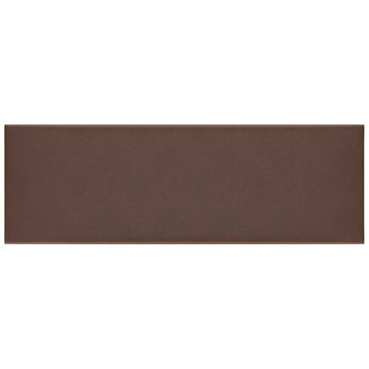 VidaXL Wandpanelen 12 st 3,24 m² 90x30 cm kunstleer bruin