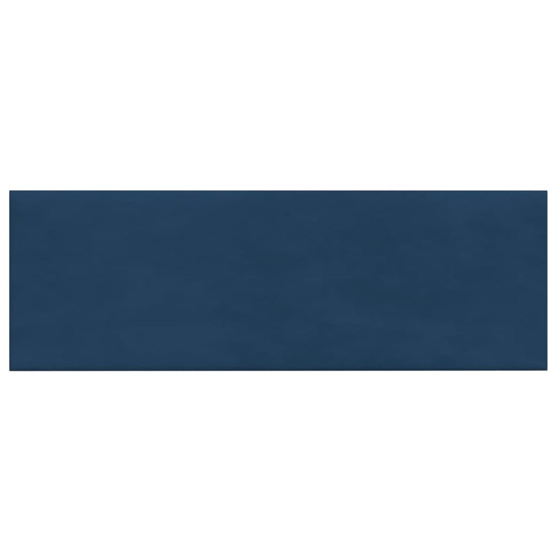 Load image into Gallery viewer, VidaXL Wandpanelen 12 st 3,24 m² 90x30 cm fluweel blauw
