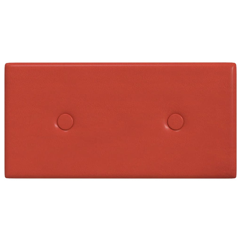 Load image into Gallery viewer, Vidaxl wandpanelen 12 st 0,54 m² 30x15 cm kunstleer rood

