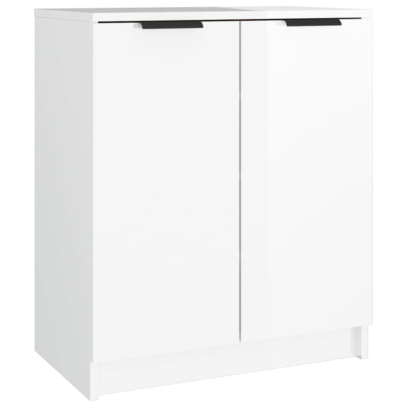 Load image into Gallery viewer, VidaXL Schoenenkast 59x35x70 cm bewerkt hout hoogglans grijs
