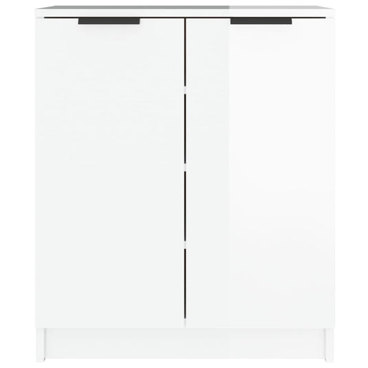VidaXL Schoenenkast 59x35x70 cm bewerkt hout hoogglans grijs