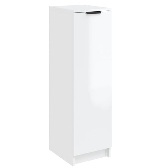 VidaXL Schoenenkast 30x35x100 cm bewerkt hout hoogglans wit