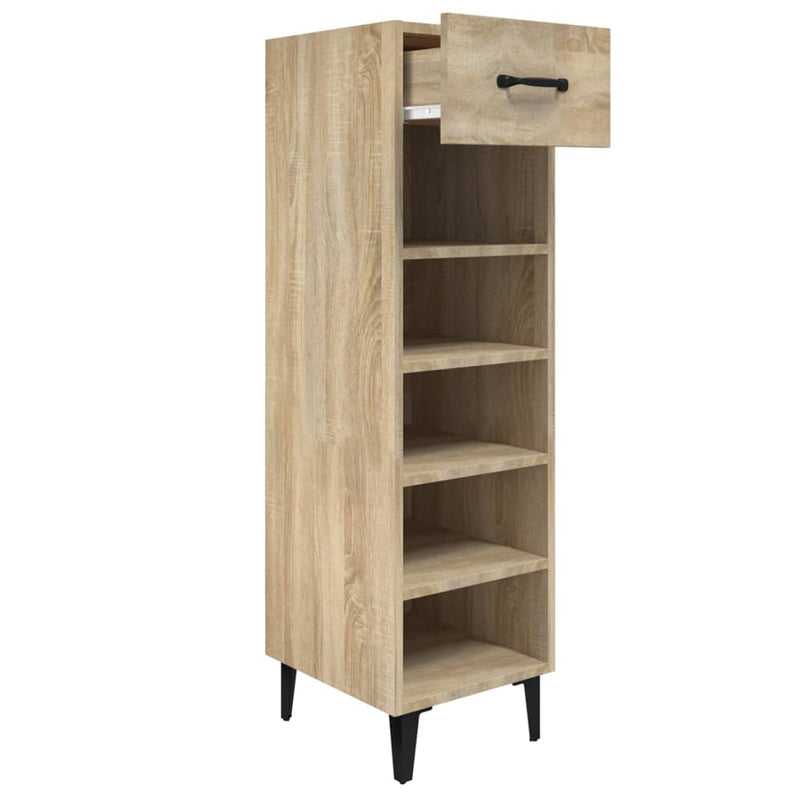 Load image into Gallery viewer, Vidaxl schoenenkast 30x35x105 cm bewerkt hout sonoma eikenkleurig
