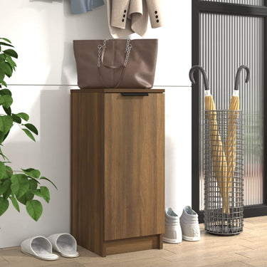 Vidaxl schoenenkast 30x35x70 cm bewerkt hout bruin eikenkleur