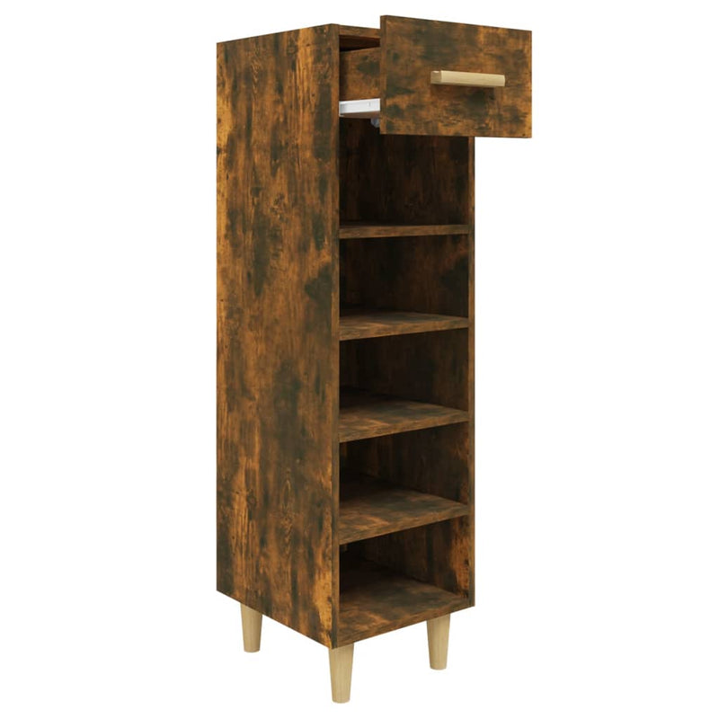 Load image into Gallery viewer, Vidaxl schoenenkast 30x35x105 cm bewerkt hout gerookt eikenkleurig
