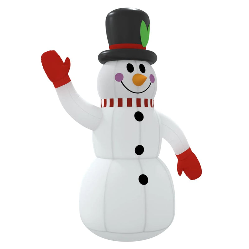 Load image into Gallery viewer, Vidaxl sneeuwpop opblaasbaar met led's 120 cm
