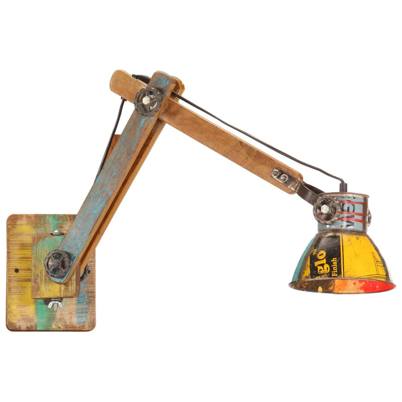 Load image into Gallery viewer, VidaXL Wandlamp industrieel rond E27 meerkleurig
