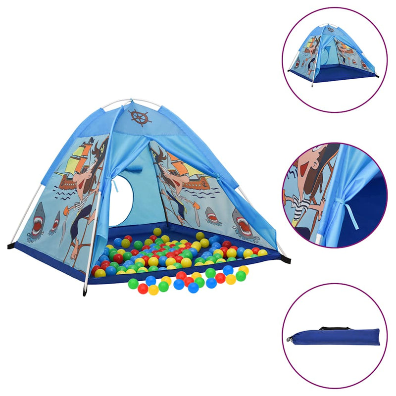 Load image into Gallery viewer, Vidaxl kinderspeeltent 120x120x90 cm blauw
