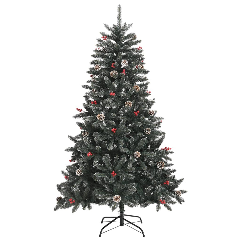 Load image into Gallery viewer, VidaXL Kunstkerstboom met standaard 120 cm PVC groen

