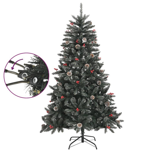 VidaXL Kunstkerstboom met standaard 120 cm PVC groen