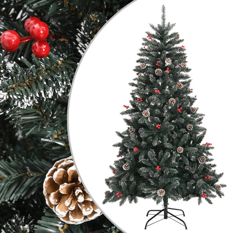 Load image into Gallery viewer, Vidaxl kunstkerstboom met standaard 150 cm pvc groen
