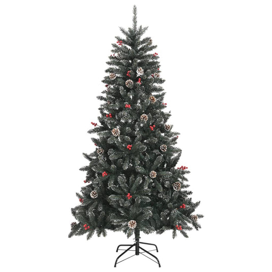 Vidaxl kunstkerstboom met standaard 180 cm pvc groen