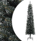 Vidaxl kunstkerstboom met standaard smal 180 cm pvc groen