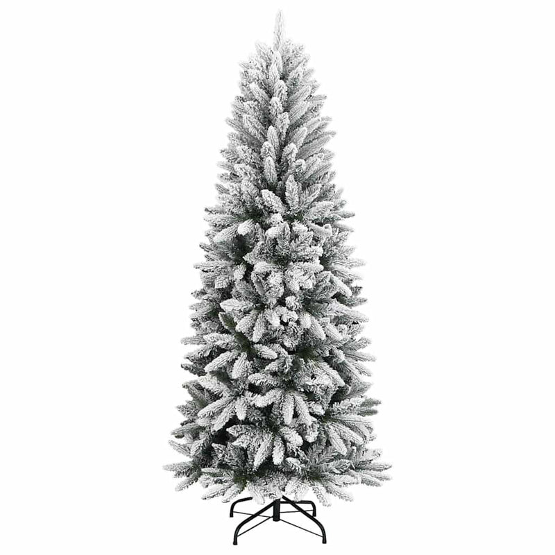 Load image into Gallery viewer, Vidaxl kunstkerstboom met sneeuw 120 cm pvc en pe
