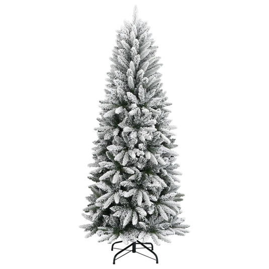 Vidaxl kunstkerstboom met sneeuw 150 cm pvc en pe