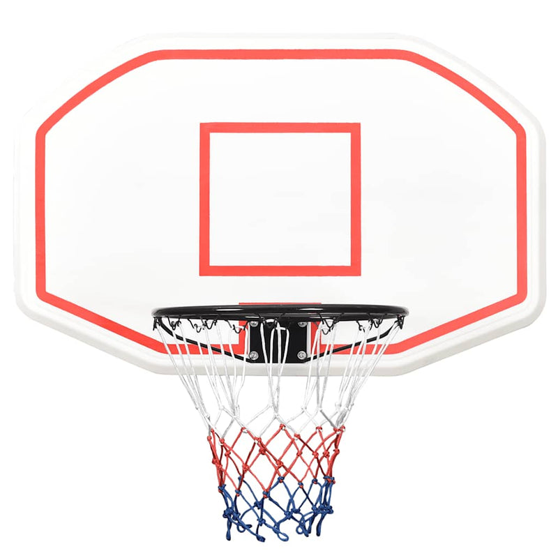Load image into Gallery viewer, Vidaxl basketbalbord 109x71x3 cm polyetheen wit
