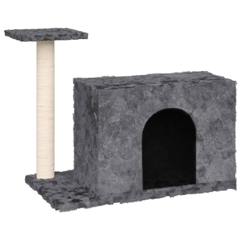 Load image into Gallery viewer, Vidaxl kattenmeubel met sisal krabpale 51 cm donkergrijs
