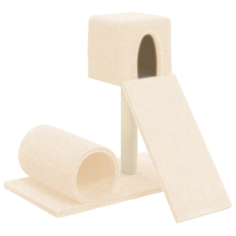 Load image into Gallery viewer, Vidaxl kattenmeubel met sisal krabpaal 59 cm crèmekleurig
