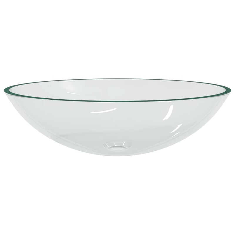 Load image into Gallery viewer, Vidaxl wasbak 50x37x14 cm glas transparant

