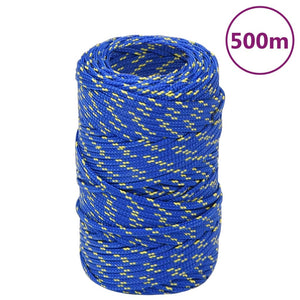 Vidaxl boottouw 2 mm 500 m polypropyleen blauw