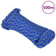 Vidaxl boottouw 4 mm 500 m polypropyleen blauw