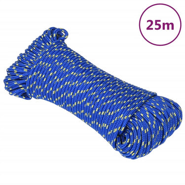 Vidaxl boottouw 5 mm 25 m polypropyleen blauw
