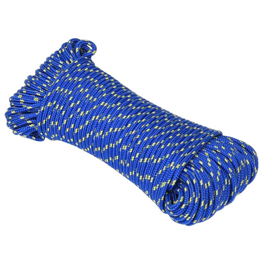 Vidaxl boottouw 5 mm 250 m polypropyleen blauw