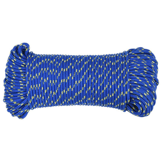 Vidaxl boottouw 5 mm 250 m polypropyleen blauw