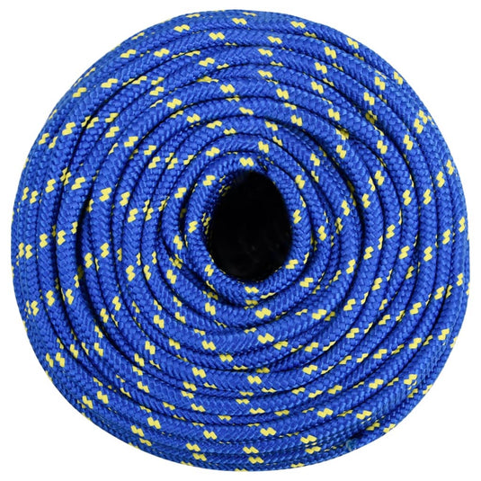 Vidaxl boot touw 6 mm 50 m polypropyleen blauw
