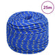 Vidaxl boottouw 8 mm 25 m polypropyleen blauw
