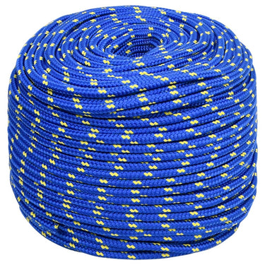 Vidaxl boottouw 8 mm 25 m polypropyleen blauw