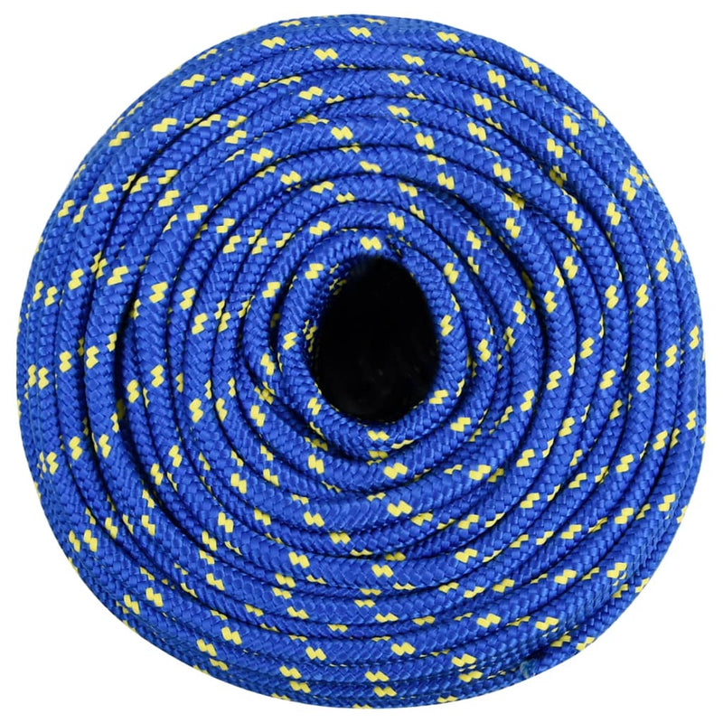 Load image into Gallery viewer, Vidaxl boottouw 8 mm 50 m polypropyleen blauw
