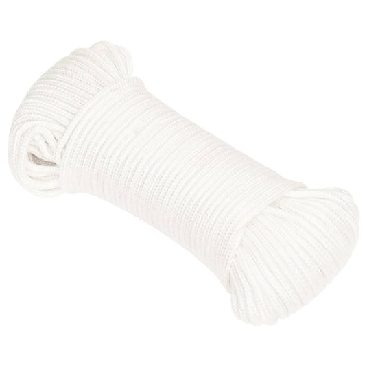 Vidaxl boottouw 5 mm 250 m polypropyleen volwit