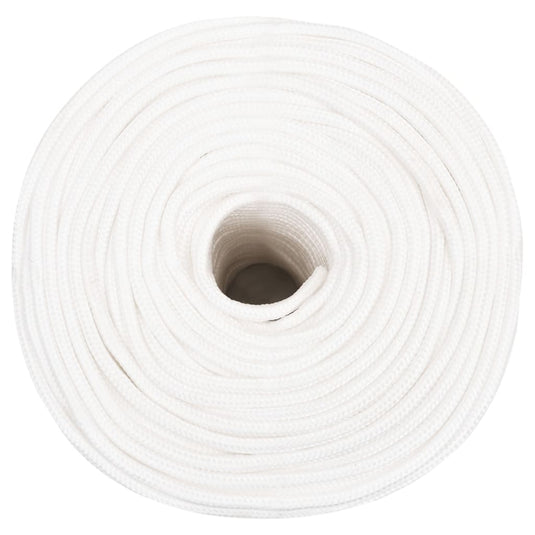 Vidaxl boottouw 6 mm 500 m polypropyleen volwit