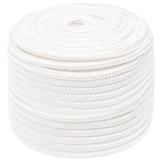 Vidaxl boottouw 14 mm 50 m polypropyleen volwit