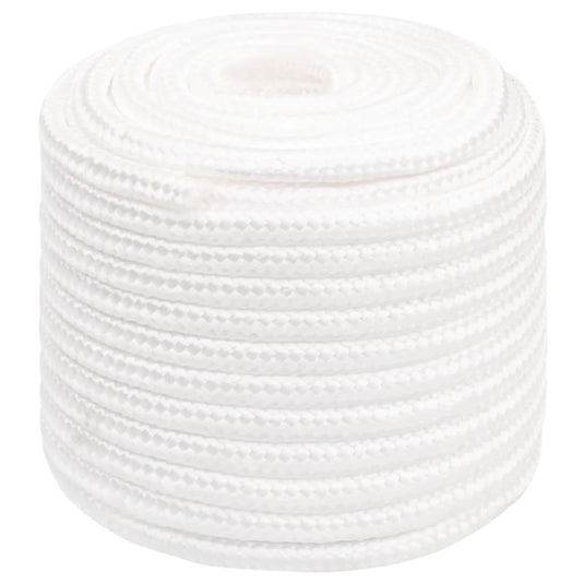Vidaxl boottouw 16 mm 50 m polypropyleen volwit