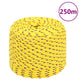Vidaxl boottouw 6 mm 250 m polypropyleen geel