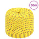 Vidaxl boottouw 8 mm 50 m polypropyleen geel
