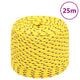 Vidaxl boottouw 10 mm 25 m polypropyleen geel
