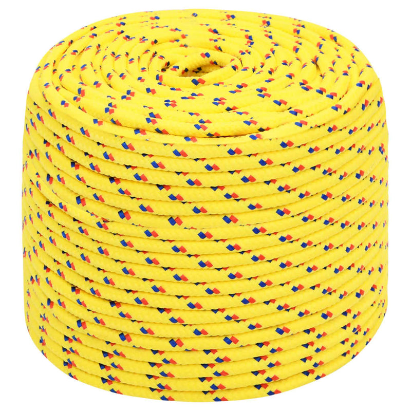 Load image into Gallery viewer, Vidaxl boottouw 10 mm 250 m polypropyleen geel
