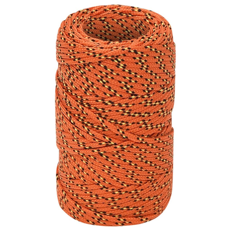 Load image into Gallery viewer, Vidaxl boottouw 2 mm 500 m polypropyleen oranje
