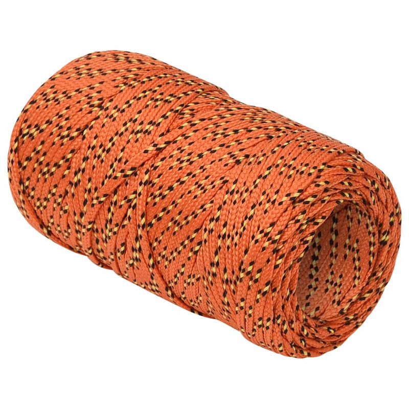 Load image into Gallery viewer, Vidaxl boottouw 2 mm 500 m polypropyleen oranje
