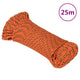 Vidaxl boottouw 3 mm 25 m polypropyleen oranje