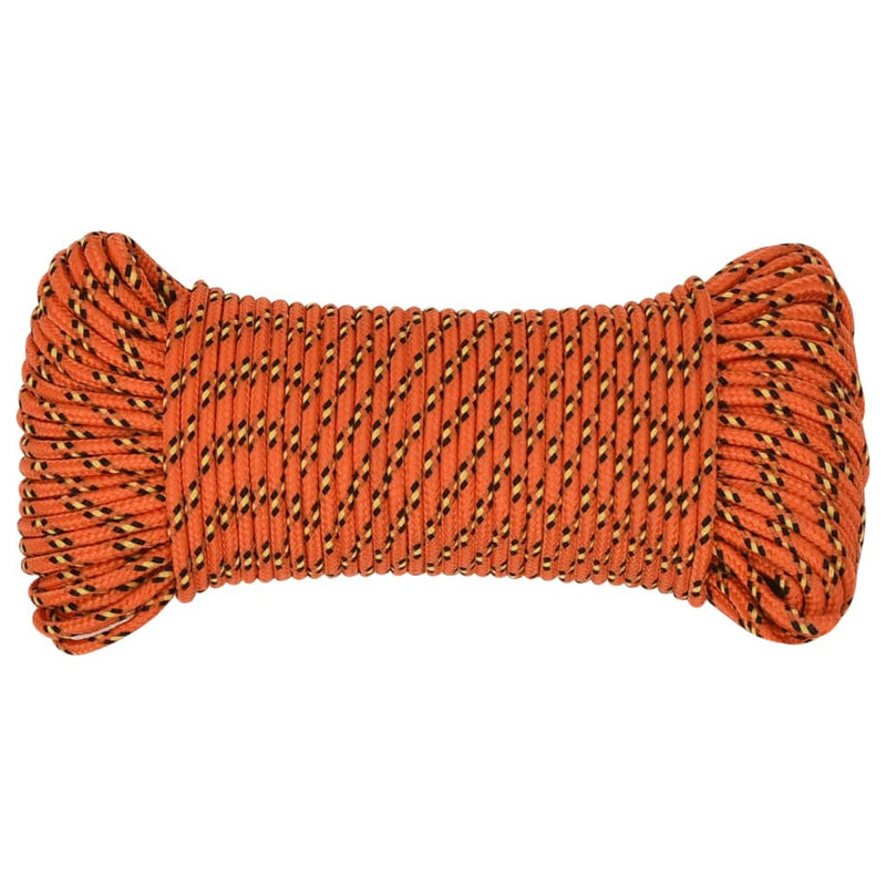 Load image into Gallery viewer, Vidaxl boottouw 5 mm 500 m polypropyleen oranje
