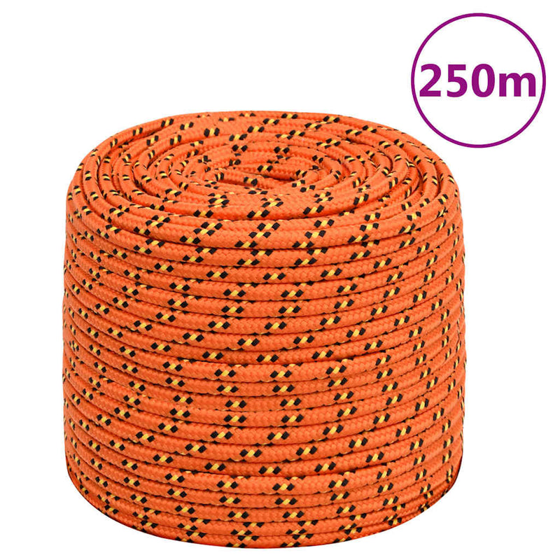 Chargez l'image dans la visionneuse de la galerie, Vidaxl boottouw 6 mm 250 m polypropyleen oranje
