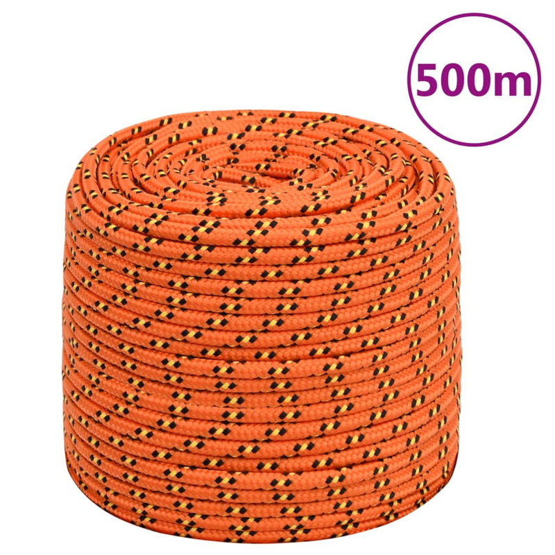 Load image into Gallery viewer, Vidaxl boottouw 8 mm 500 m polypropyleen oranje
